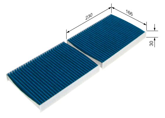 Фильтр, воздух во внутренном пространстве 0 986 628 571 BOSCH #4