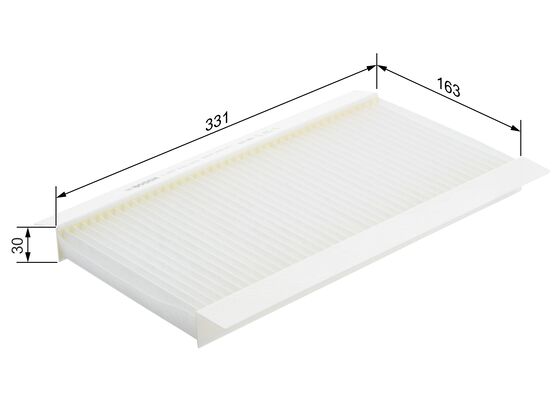 Фільтр, повітря у салоні 1 987 432 076 BOSCH #4