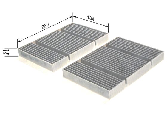 Фільтр, повітря у салоні 1 987 435 546 BOSCH #4