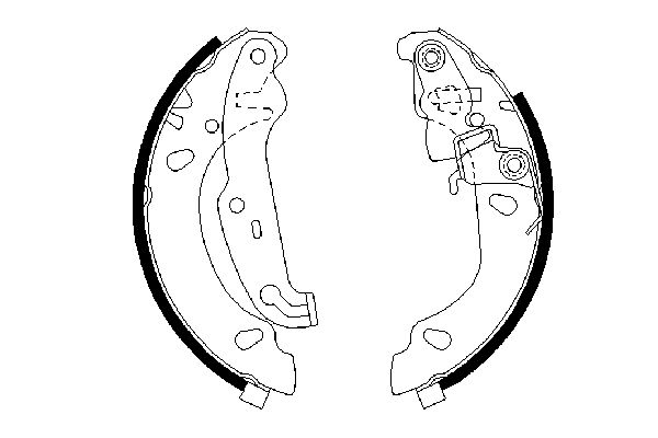 Комплект тормозных колодок   0 986 487 624   BOSCH