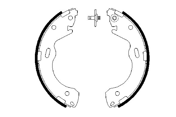 Комплект тормозных колодок   0 986 487 654   BOSCH