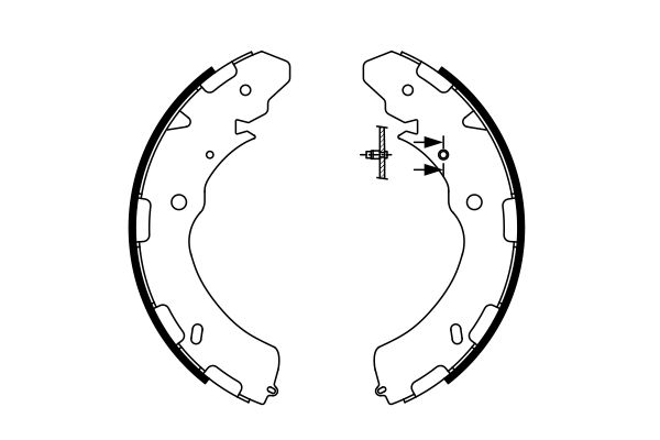 Комплект тормозных колодок   0 986 487 758   BOSCH