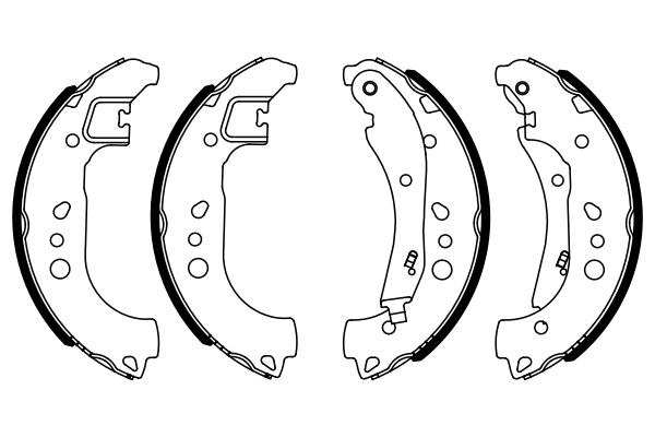 Комплект тормозных колодок   0 986 487 959   BOSCH