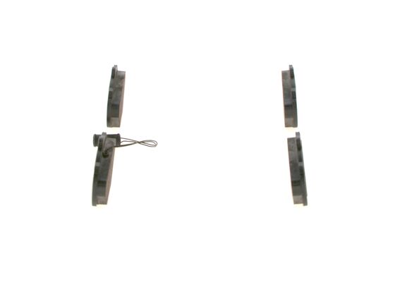 Комплект гальмівних накладок, дискове гальмо 0 986 424 267 BOSCH #1