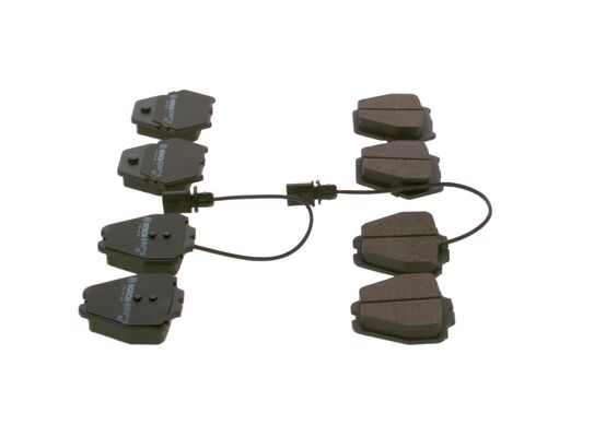 Комплект гальмівних накладок, дискове гальмо 0 986 424 690 BOSCH #1