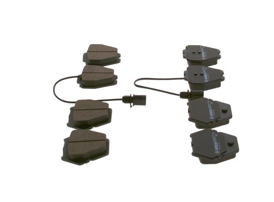 Комплект гальмівних накладок, дискове гальмо 0 986 424 690 BOSCH #3