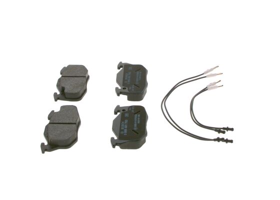 Комплект гальмівних накладок, дискове гальмо 0 986 461 763 BOSCH #3