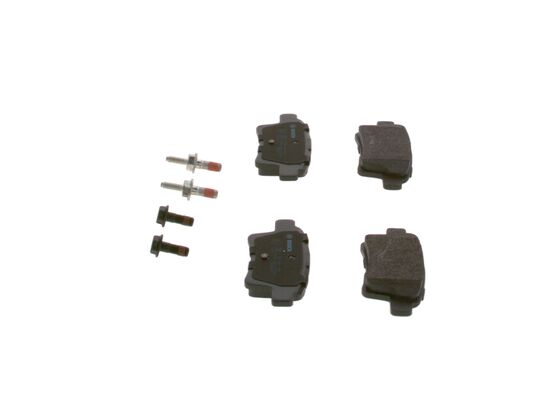 Комплект гальмівних накладок, дискове гальмо 0 986 494 199 BOSCH #1