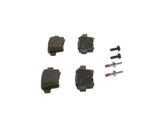 Комплект гальмівних накладок, дискове гальмо 0 986 494 199 BOSCH #3