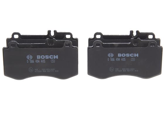 Комплект тормозных колодок, дисковый тормоз   0 986 494 405   BOSCH