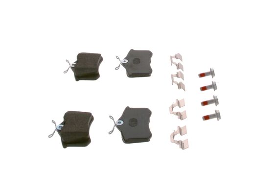 Комплект гальмівних накладок, дискове гальмо 0 986 494 600 BOSCH #3