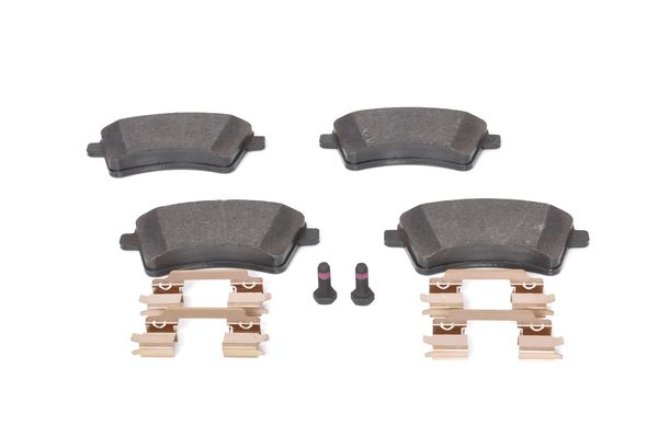 Комплект тормозных колодок, дисковый тормоз 0 986 494 612 BOSCH #4