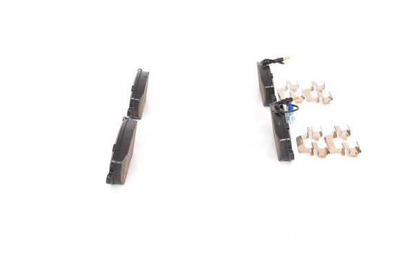 Комплект гальмівних накладок, дискове гальмо 0 986 494 615 BOSCH #3