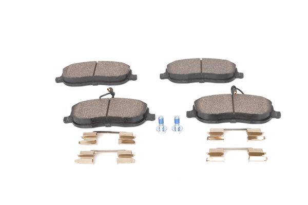 Комплект гальмівних накладок, дискове гальмо 0 986 494 615 BOSCH #4