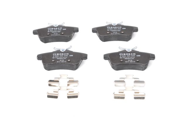 Комплект тормозных колодок, дисковый тормоз 0 986 494 640 BOSCH #5