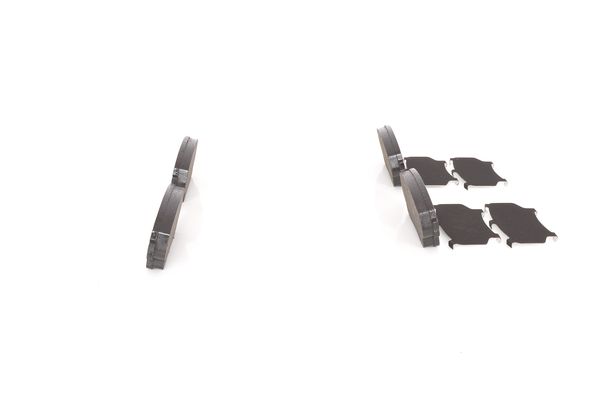 Комплект гальмівних накладок, дискове гальмо 0 986 494 711 BOSCH #3