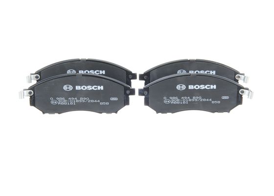 Комплект тормозных колодок, дисковый тормоз   0 986 494 890   BOSCH