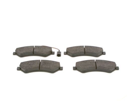 Комплект гальмівних накладок, дискове гальмо 0 986 495 095 BOSCH #4
