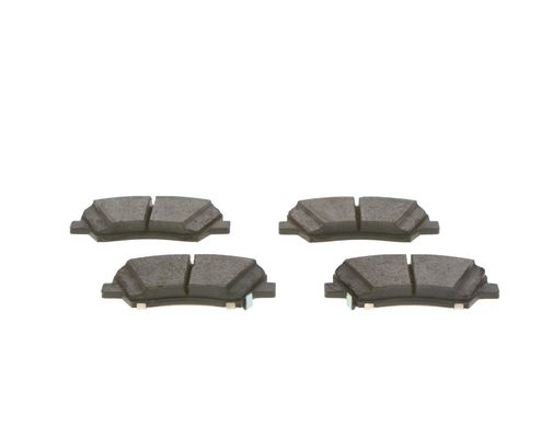 Комплект гальмівних накладок, дискове гальмо 0 986 495 343 BOSCH #4