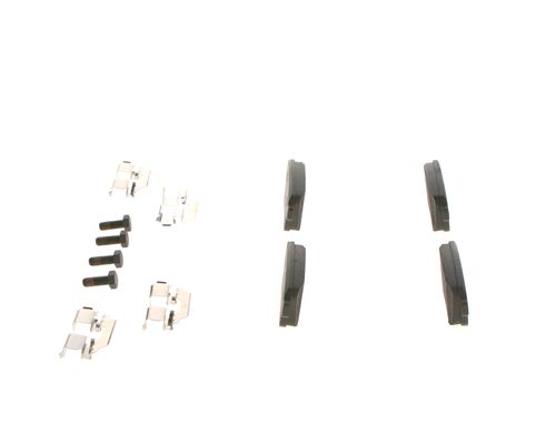 Комплект гальмівних накладок, дискове гальмо 0 986 495 418 BOSCH #1