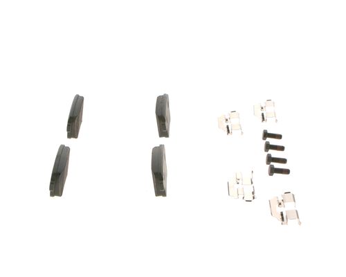 Комплект гальмівних накладок, дискове гальмо 0 986 495 418 BOSCH #3