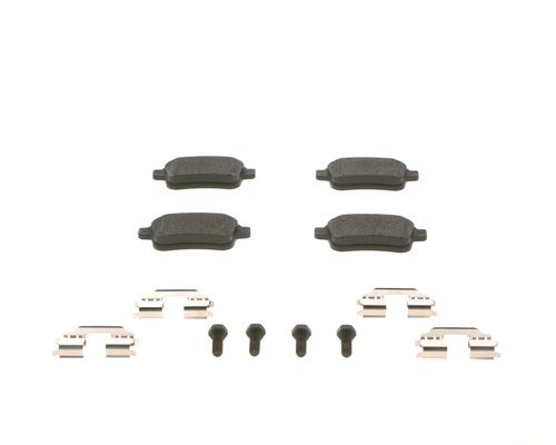 Комплект гальмівних накладок, дискове гальмо 0 986 495 418 BOSCH #4