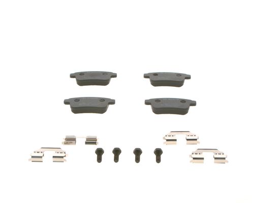 Комплект гальмівних накладок, дискове гальмо 0 986 495 418 BOSCH #5