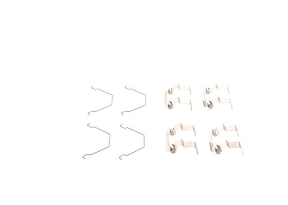 Комплект приладдя, накладка дискового гальма 1 987 474 353 BOSCH #1