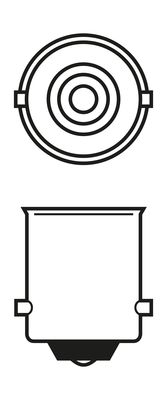 Лампа розжарювання, вказівник повороту 1 987 302 870 BOSCH #6