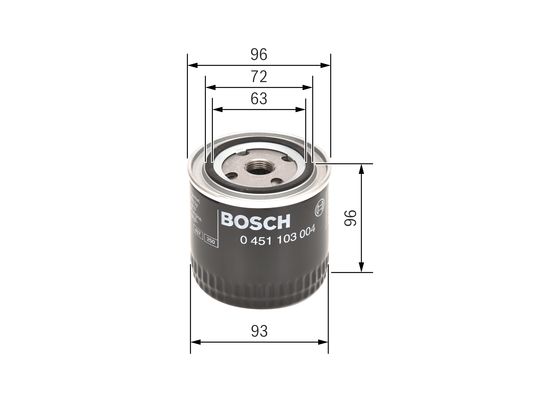 Оливний фільтр 0 451 103 004 BOSCH #4