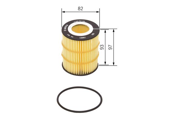 Оливний фільтр F 026 407 155 BOSCH #4