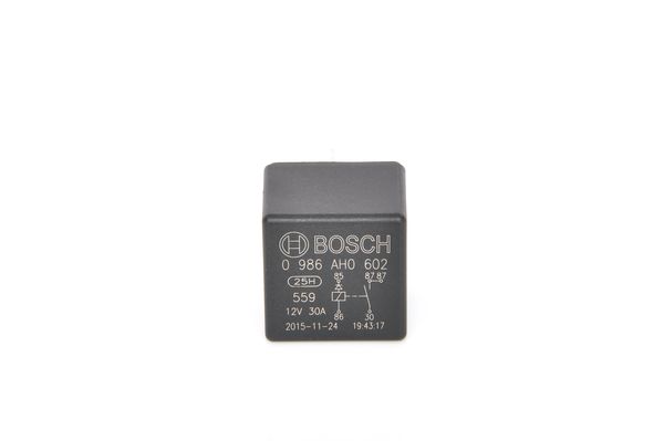 Реле, рабочий ток   0 986 AH0 602   BOSCH