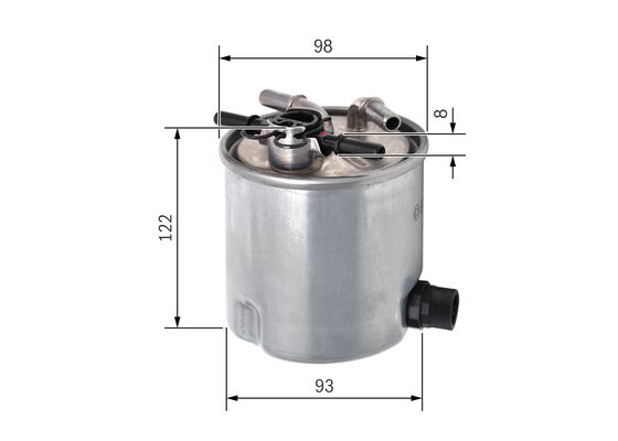 Фільтр палива F 026 402 072 BOSCH #4