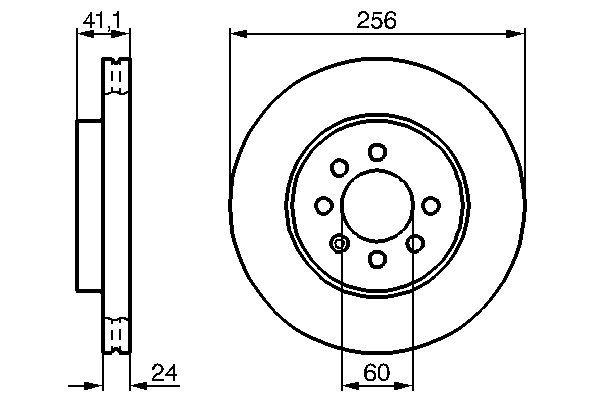 Тормозной диск   0 986 478 286   BOSCH