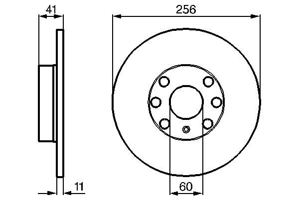 Тормозной диск   0 986 478 880   BOSCH