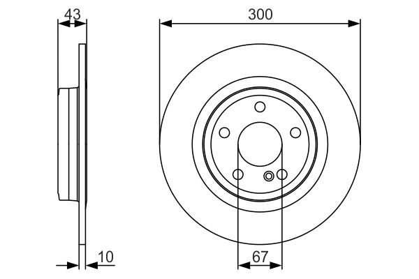 Тормозной диск   0 986 479 A38   BOSCH