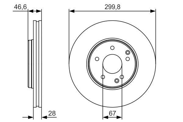 Тормозной диск   0 986 479 R79   BOSCH