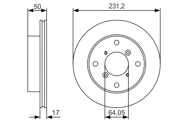 Тормозной диск 0 986 479 R96 BOSCH #4