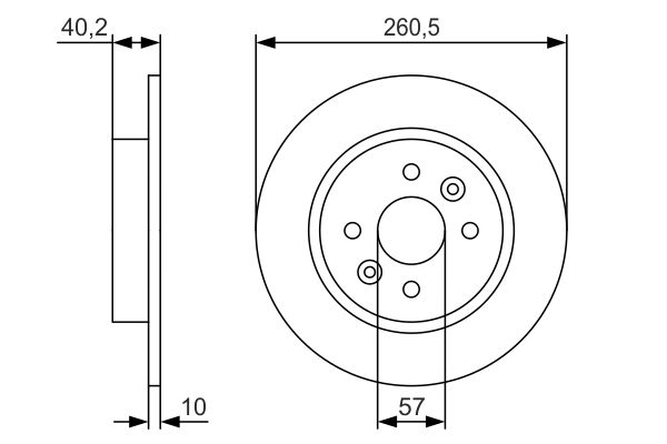 Тормозной диск   0 986 479 S85   BOSCH