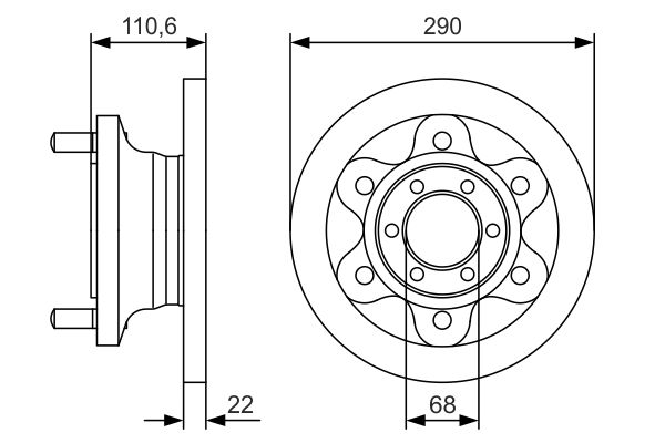 Тормозной диск   0 986 479 S95   BOSCH