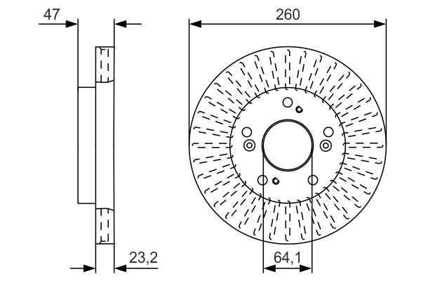 Тормозной диск   0 986 479 U92   BOSCH