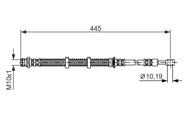 Гальмівний шланг   1 987 476 354   BOSCH