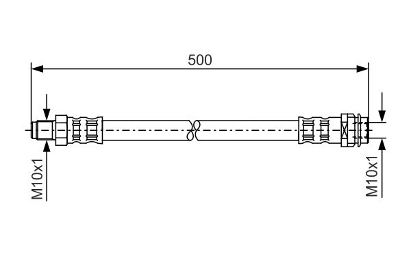 Тормозной шланг   1 987 476 453   BOSCH