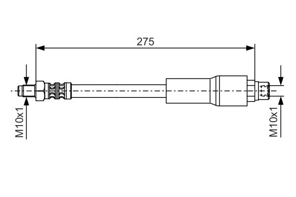 Тормозной шланг   1 987 476 649   BOSCH