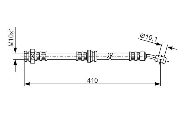 Гальмівний шланг   1 987 476 961   BOSCH