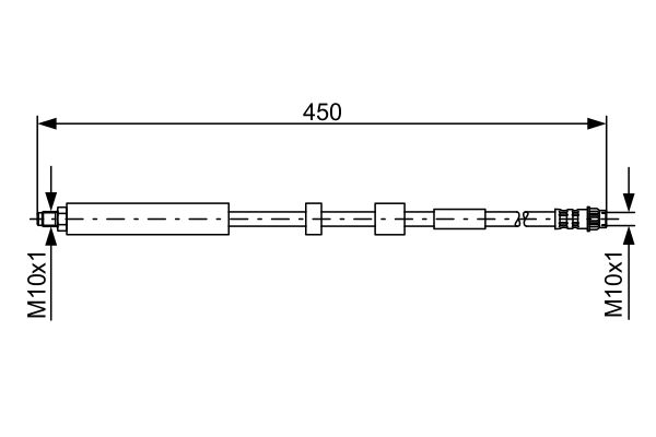 Гальмівний шланг   1 987 481 051   BOSCH