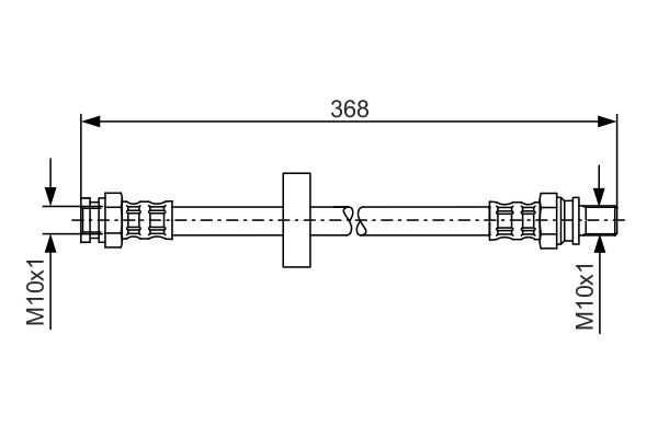 Тормозной шланг   1 987 481 180   BOSCH