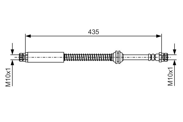 Тормозной шланг   1 987 481 459   BOSCH
