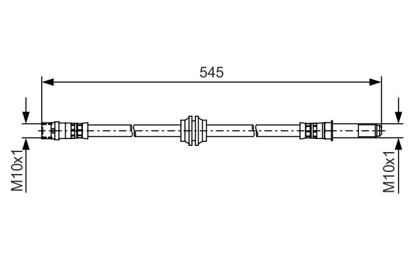 Гальмівний шланг 1 987 481 490 BOSCH #4
