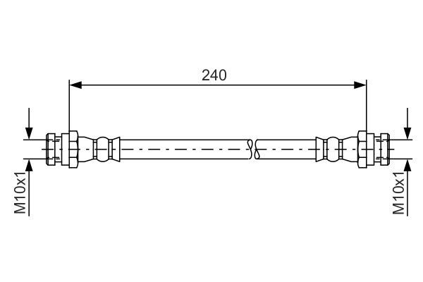 Гальмівний шланг   1 987 481 553   BOSCH